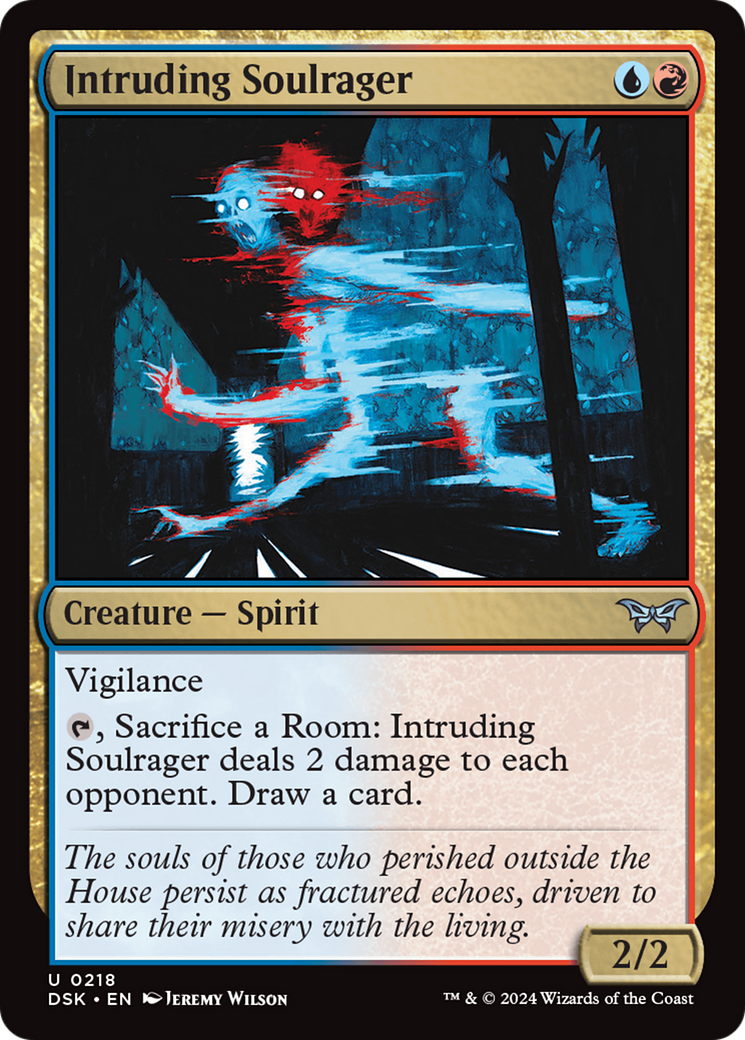 Image of Intruding Soulrager (DSK-218) - Duskmourn: House of Horror Foil