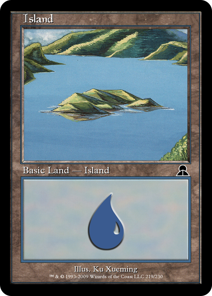 Image of Island (ME3-219) - Masters Edition III Foil