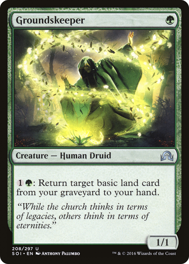 Image of Groundskeeper (SOI-208) - Shadows over Innistrad