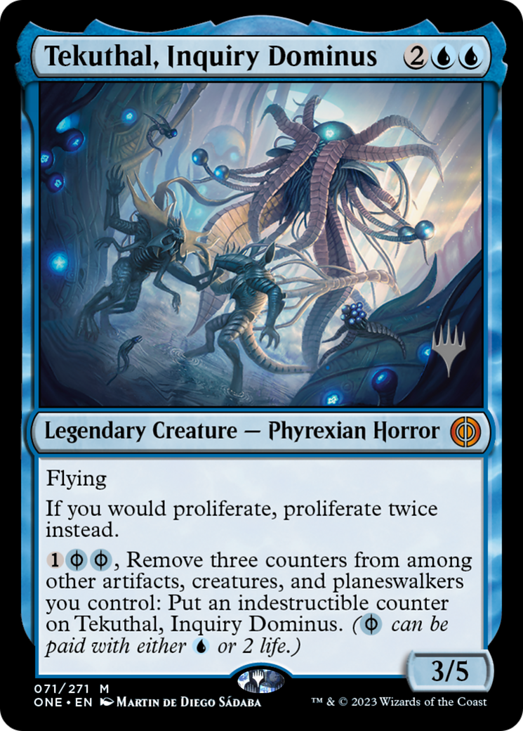 Image of Tekuthal, Inquiry Dominus (PPONE-071) - Phyrexia: All Will Be One Promos