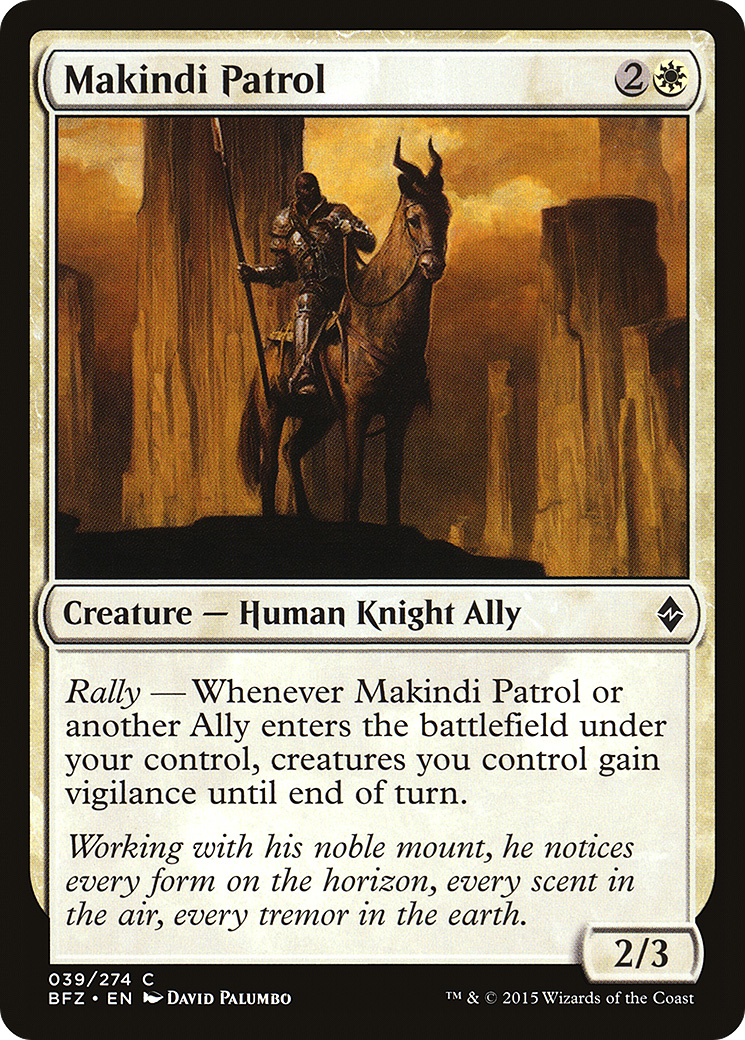 Image of Makindi Patrol (BFZ-039) - Battle for Zendikar