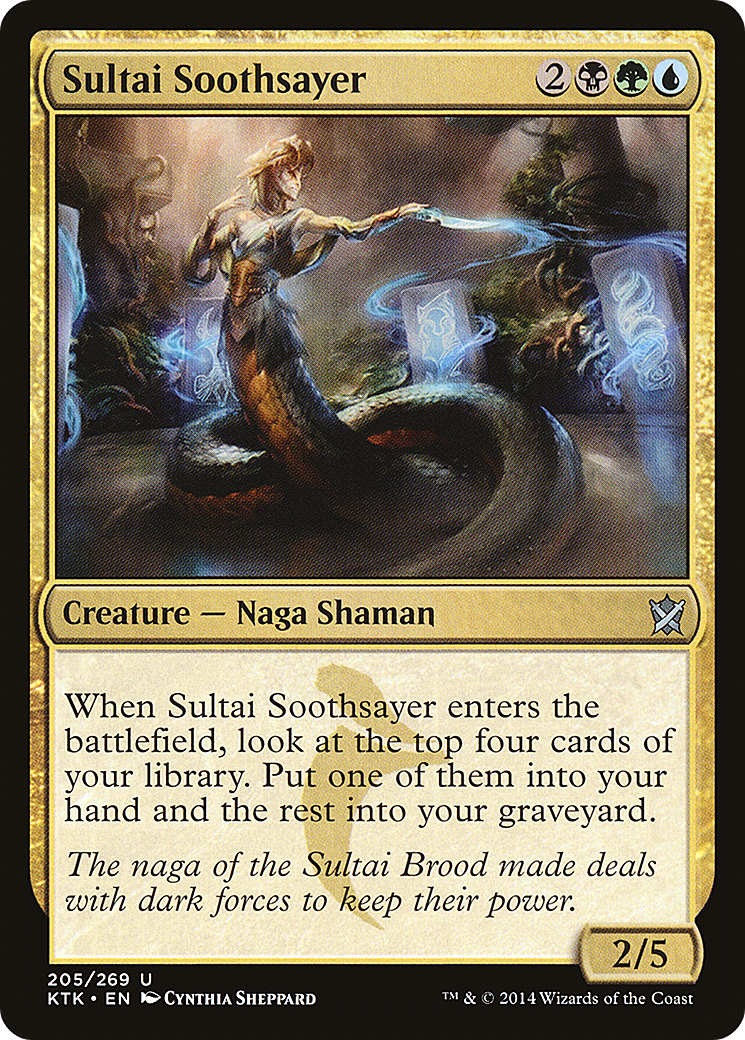 Image of Sultai Soothsayer (KTK-205) - Khans of Tarkir