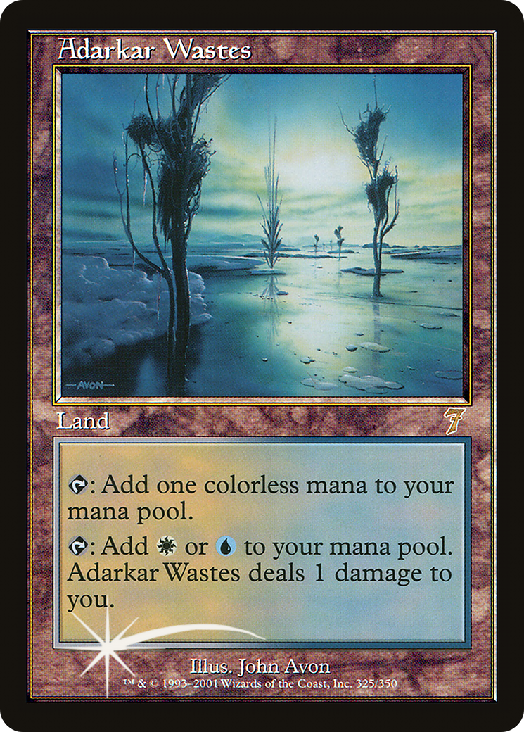 Image of Adarkar Wastes (7ED-325) - 7th Edition