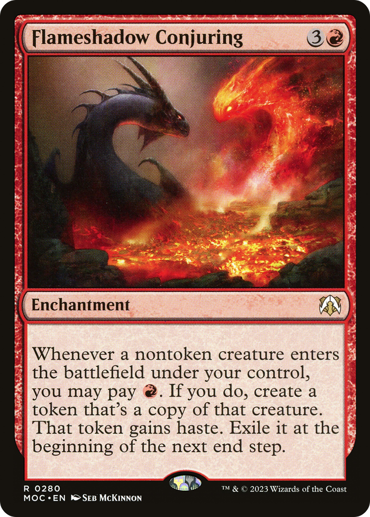 Image of Flameshadow Conjuring (MOC-280) - March of the Machine Commander