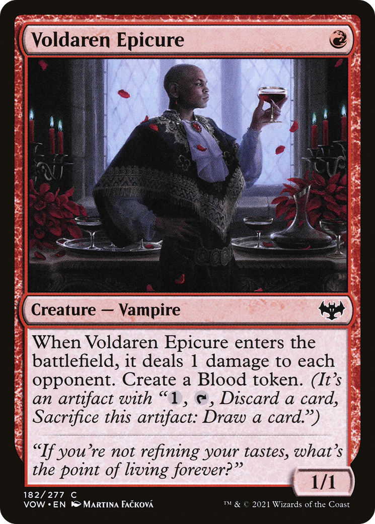 Image of Voldaren Epicure (VOW-182) - Innistrad: Crimson Vow Foil