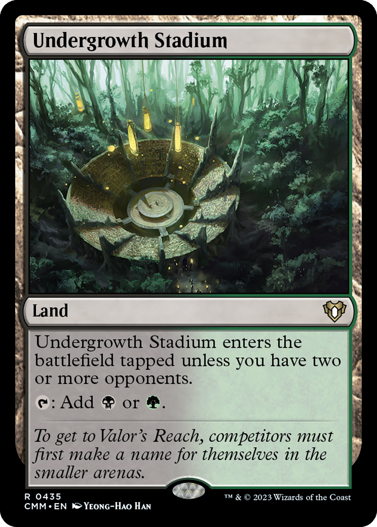 Image of Undergrowth Stadium (CMM-435) - Commander Masters Foil