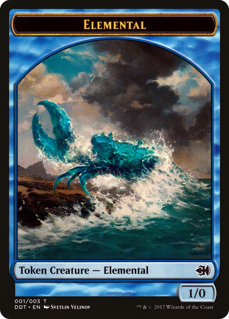 Image of Elemental Token (DDT-001) - Duel Decks: Merfolk vs. Goblins Tokens