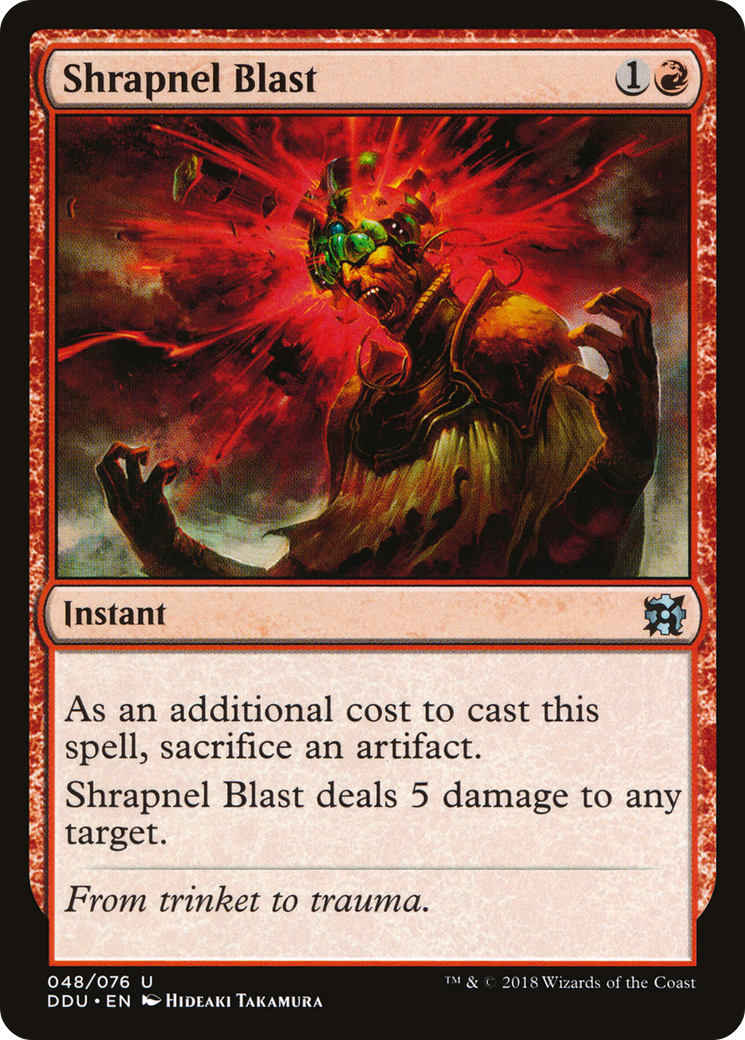 Image of Shrapnel Blast (DDU-048) - Duel Decks: Elves vs. Inventors