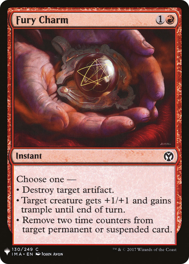 Image of Fury Charm (LIST-IMA-130) - The List