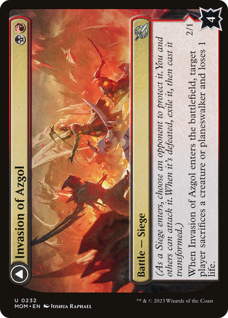 Image of Invasion of Azgol (MOM-232) - March of the Machine Foil