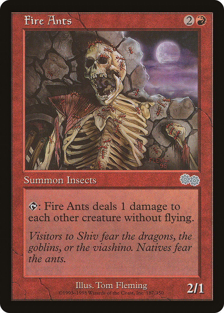 Image of Fire Ants (USG-187) - Urza's Saga