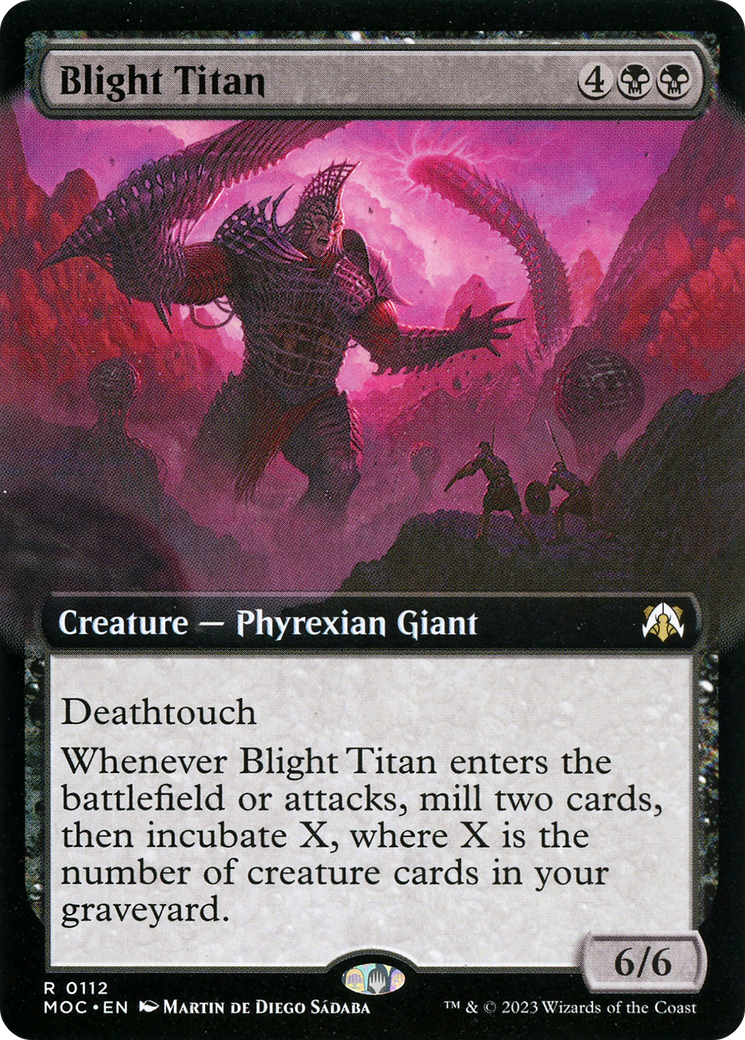 Image of Blight Titan (Extended Art) (MOC-112) - March of the Machine Commander: (Extended Art)