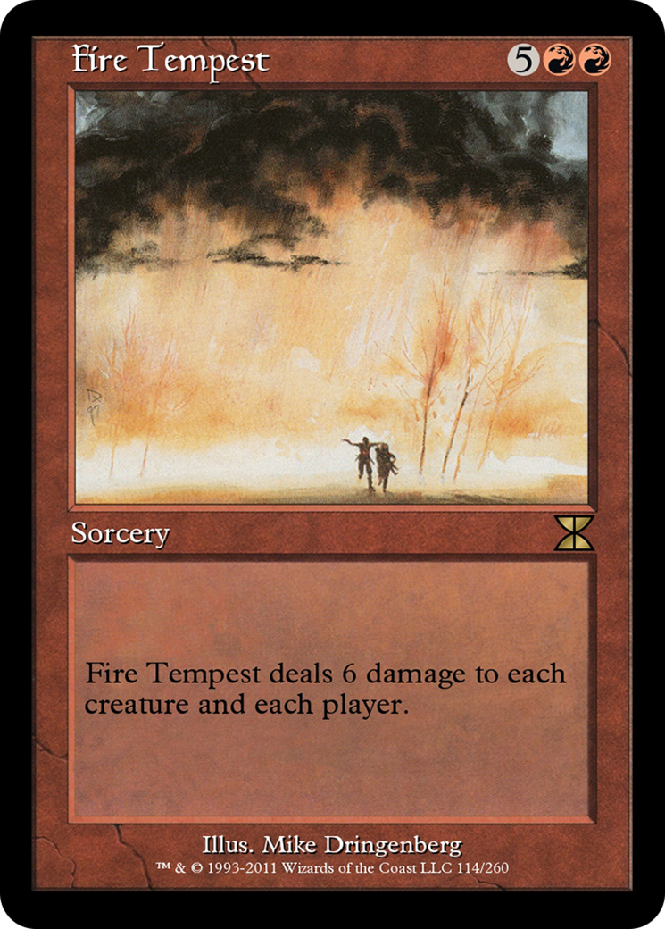 Image of Fire Tempest (ME4-114) - Masters Edition IV Foil