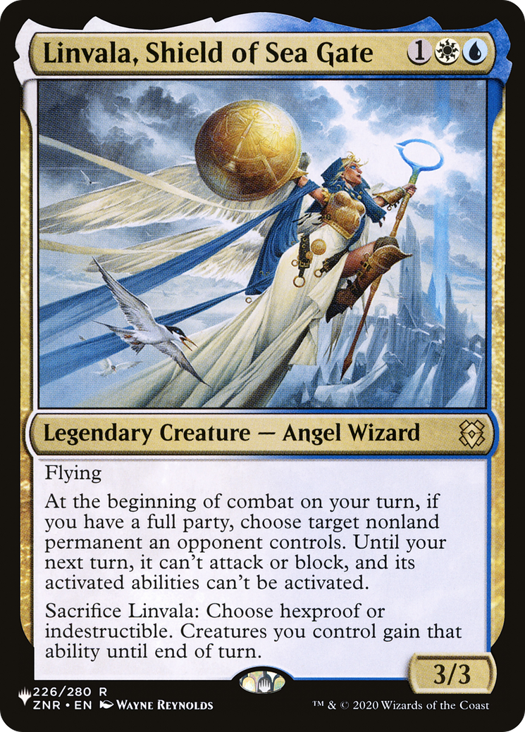 Image of Linvala, Shield of Sea Gate (LIST-ZNR-226) - The List