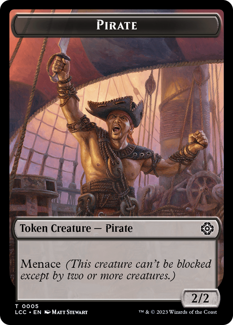 Image of Pirate (TLCC-005) - The Lost Caverns of Ixalan Commander Tokens