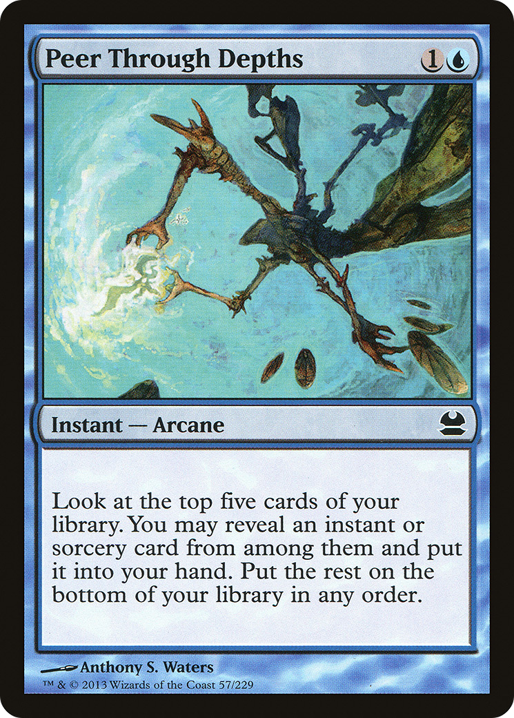 Image of Peer Through Depths (MMA-057) - Modern Masters Foil