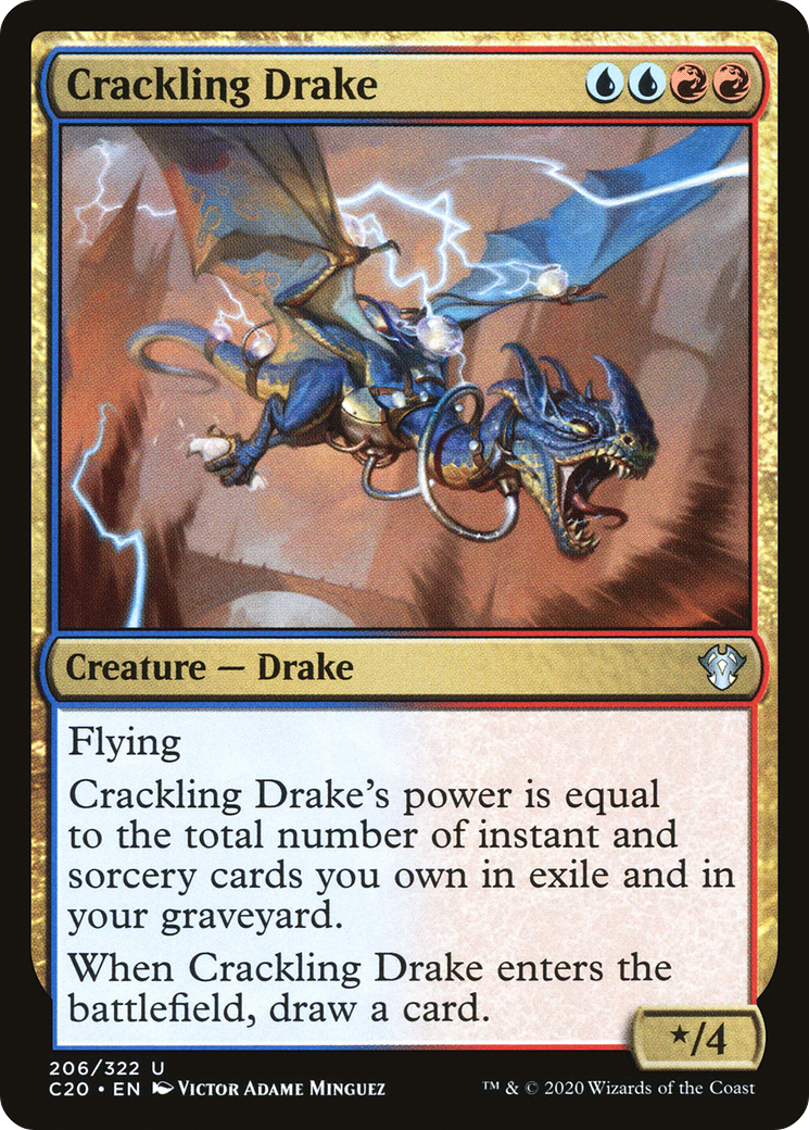 Image of Crackling Drake (C20-206) - Commander 2020