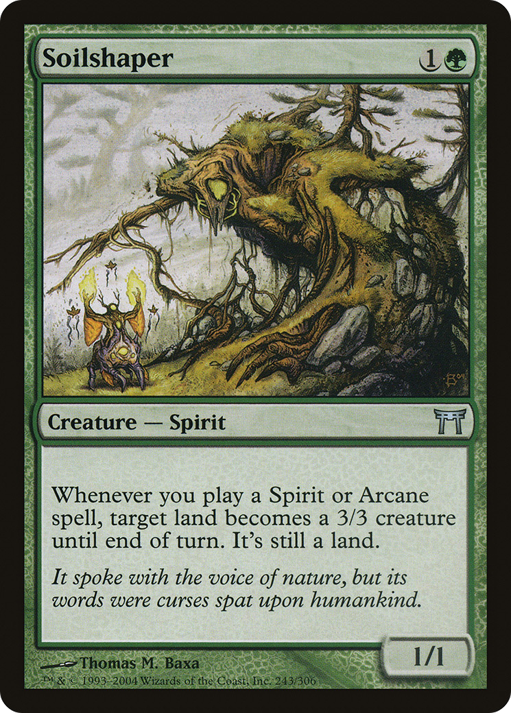 Image of Soilshaper (CHK-243) - Champions of Kamigawa