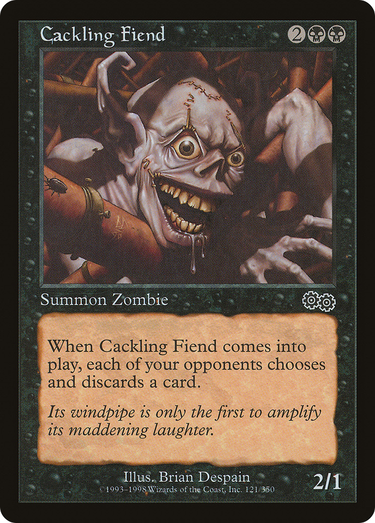 Image of Cackling Fiend (USG-121) - Urza's Saga