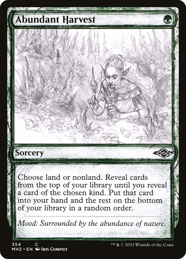 Image of Abundant Harvest (Showcase) (MH2-354) - Modern Horizons 2: (Showcase) Foil