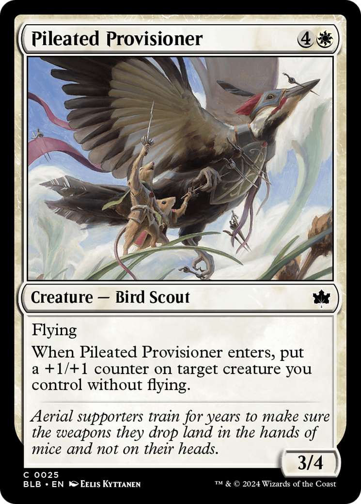 Image of Pileated Provisioner (BLB-025) - Bloomburrow Foil