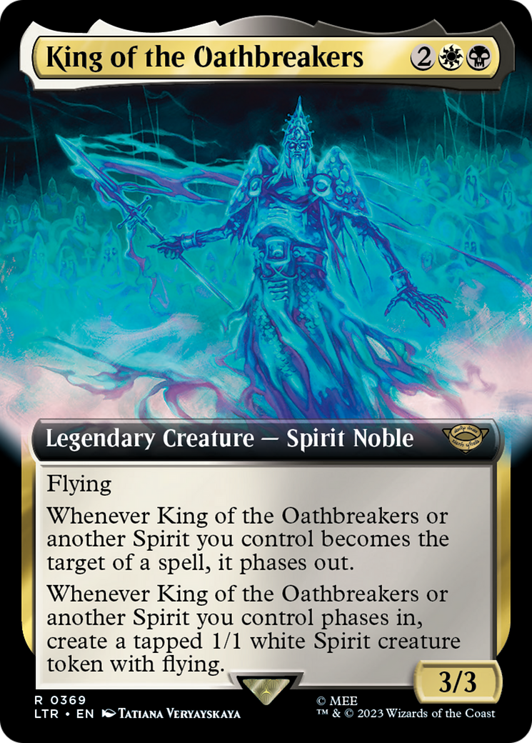 Image of King of the Oathbreakers (Extended Art) (LTR-369) - The Lord of the Rings: Tales of Middle-earth: (Extended Art)