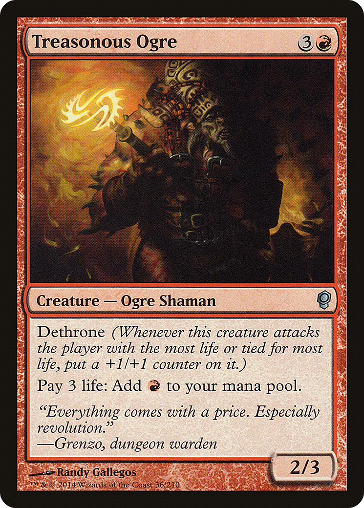 Image of Treasonous Ogre (CNS-036) - Conspiracy