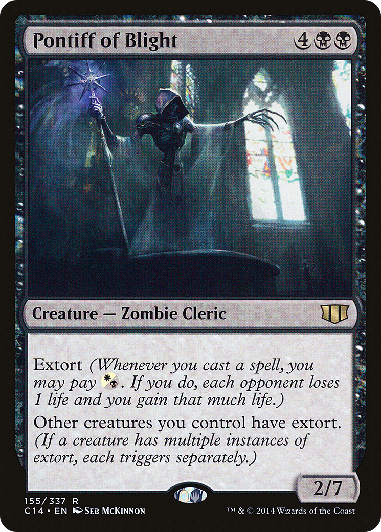 Image of Pontiff of Blight (C14-155) - Commander 2014