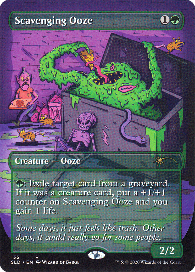 Image of Scavenging Ooze (SLD-135) - Secret Lair Drop (Borderless)