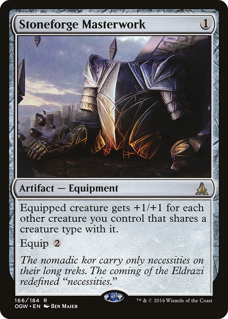 Image of Stoneforge Masterwork (OGW-166) - Oath of the Gatewatch