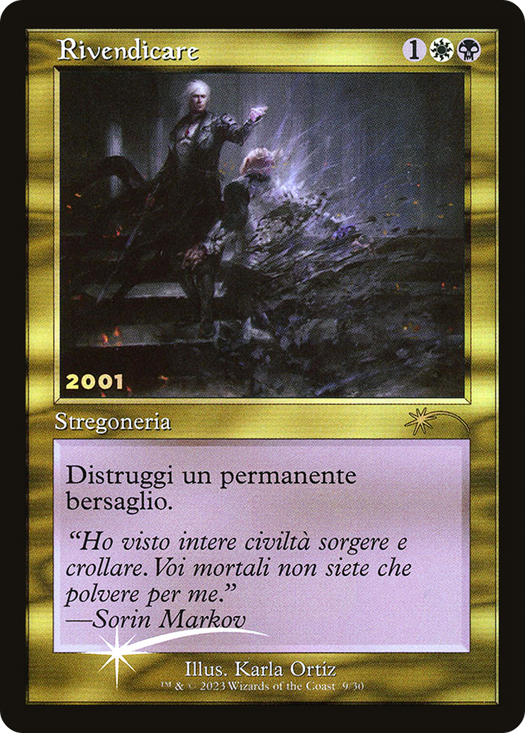 Image of Vindicate (IT Exclusive) (30A-P-009) - 30th Anniversary Play Promos Foil