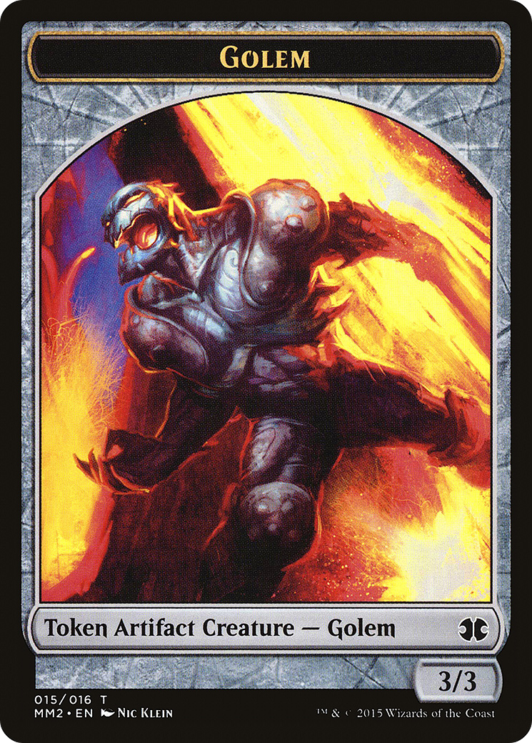 Image of Golem (MM2-015) - Modern Masters 2015 Tokens