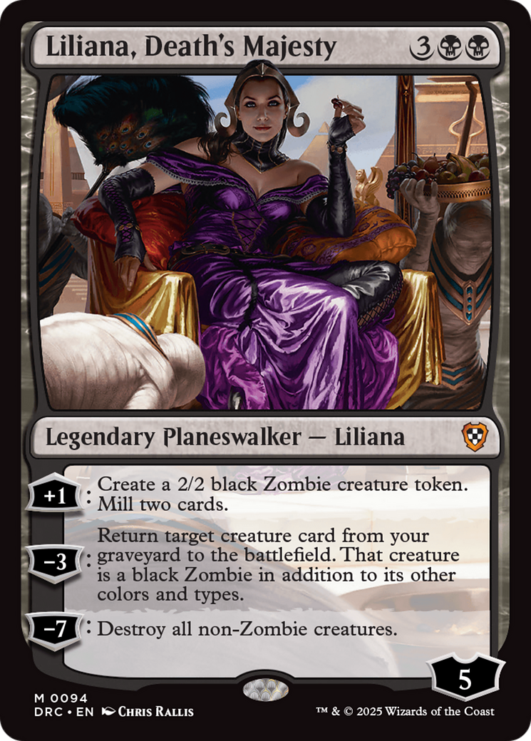 Image of Liliana, Death's Majesty (DRC-094) - Commander: Aetherdrift
