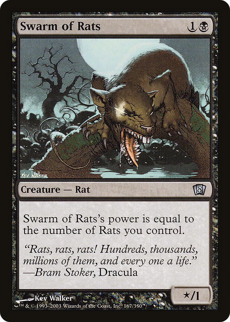 Image of Swarm of Rats (8ED-167) - 8th Edition