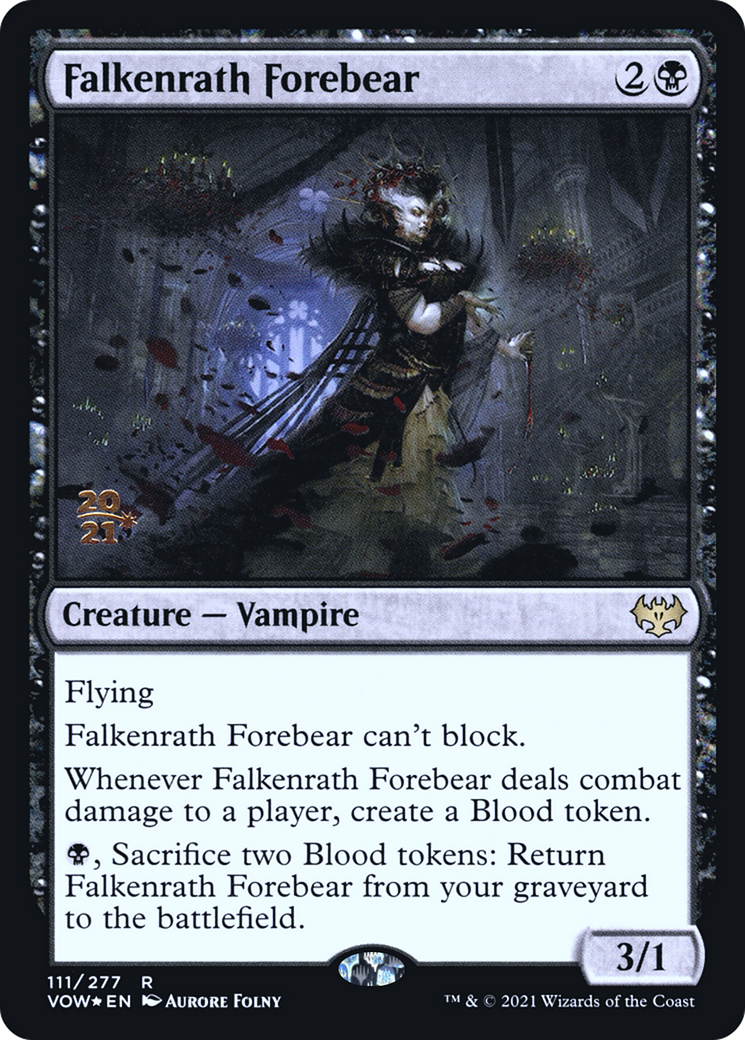 Image of Falkenrath Forebear (PRE-111) - Innistrad: Crimson Vow Promos Foil