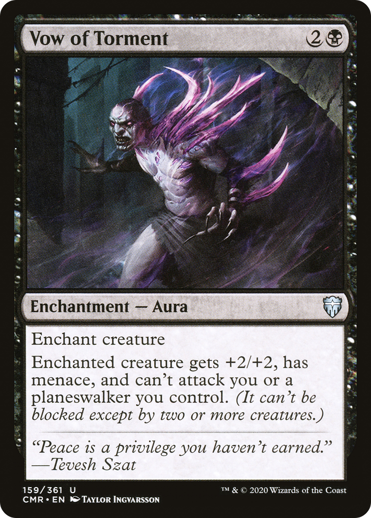 Image of Vow of Torment (CMR-159) - Commander Legends Foil