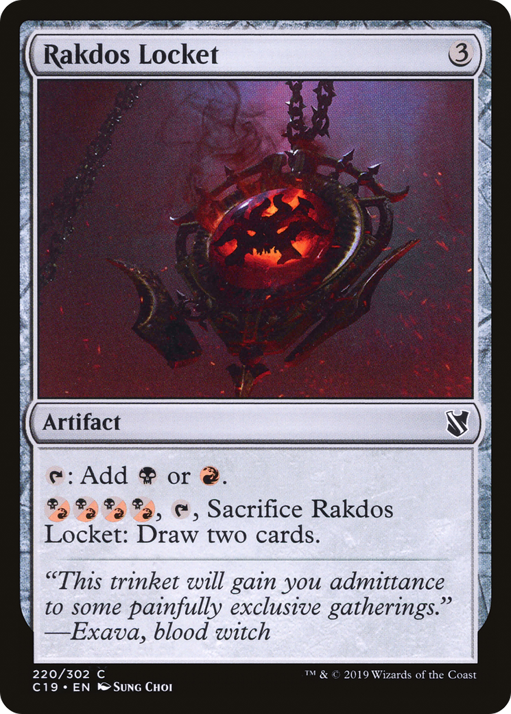 Image of Rakdos Locket (C19-220) - Commander 2019
