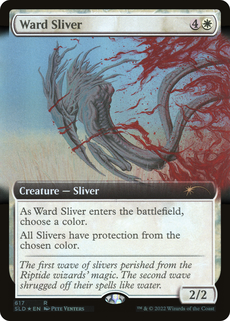Image of Ward Sliver (Extended Art) (SLD-617) - Secret Lair Drop: (Extended Art) Foil