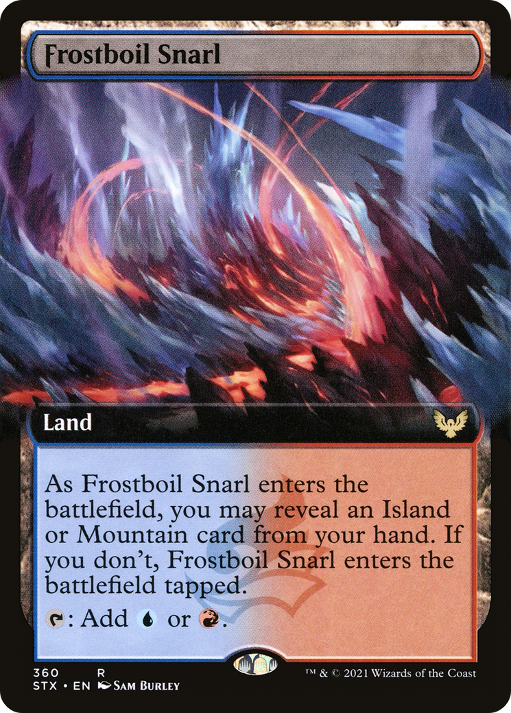 Image of Frostboil Snarl (Extended Art) (STX-360) - Strixhaven: School of Mages: (Extended Art)