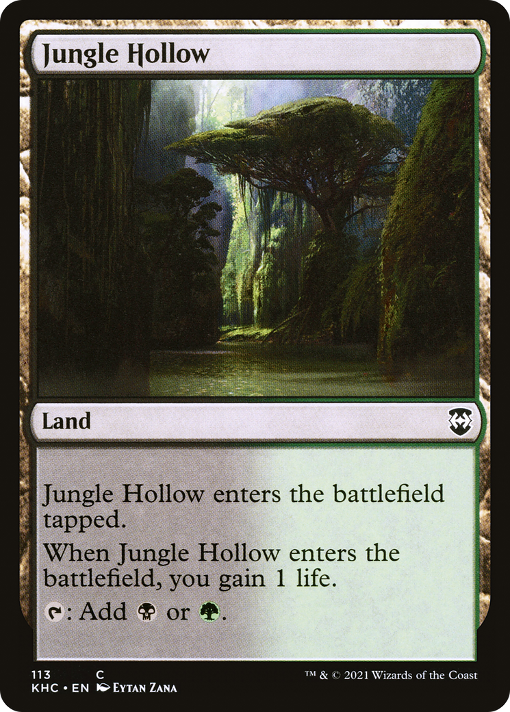 Image of Jungle Hollow (KHC-113) - Kaldheim Commander