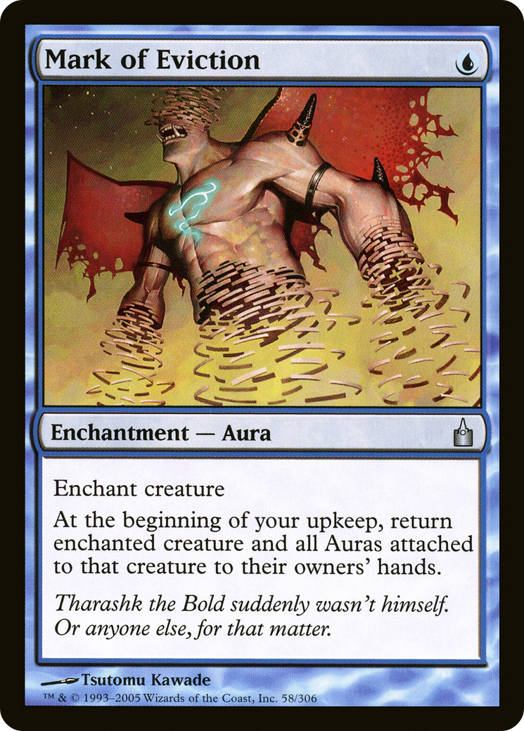 Image of Mark of Eviction (RAV-058) - Ravnica: City of Guilds Foil