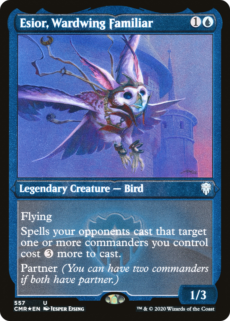 Image of Esior, Wardwing Familiar (Foil Etched) (CMR-557) - Commander Legends Foil