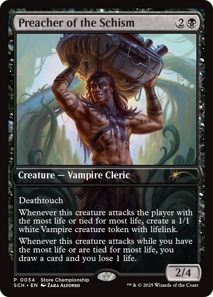 Image of Preacher of the Schism (GAME-034) - Store Championships