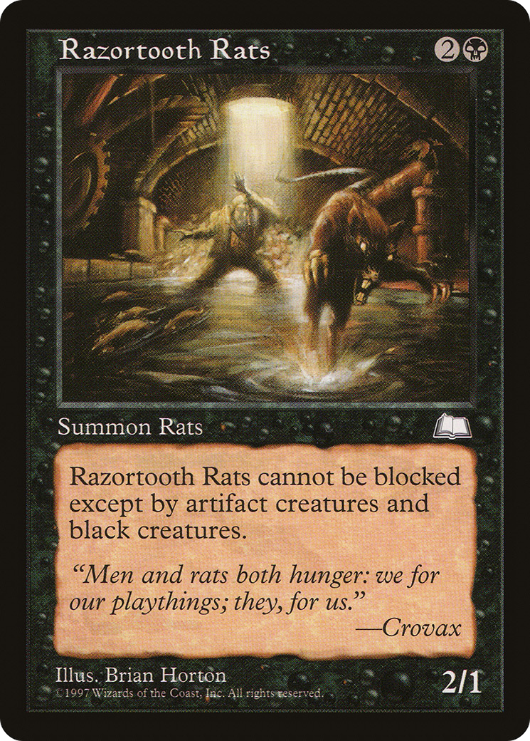 Image of Razortooth Rats (WTH-) - Weatherlight
