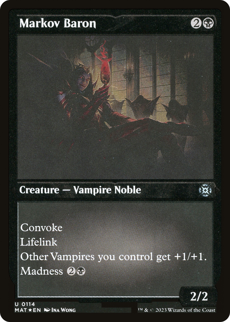 Image of Markov Baron (MAT-114) - March of the Machine: The Aftermath Etched Foil