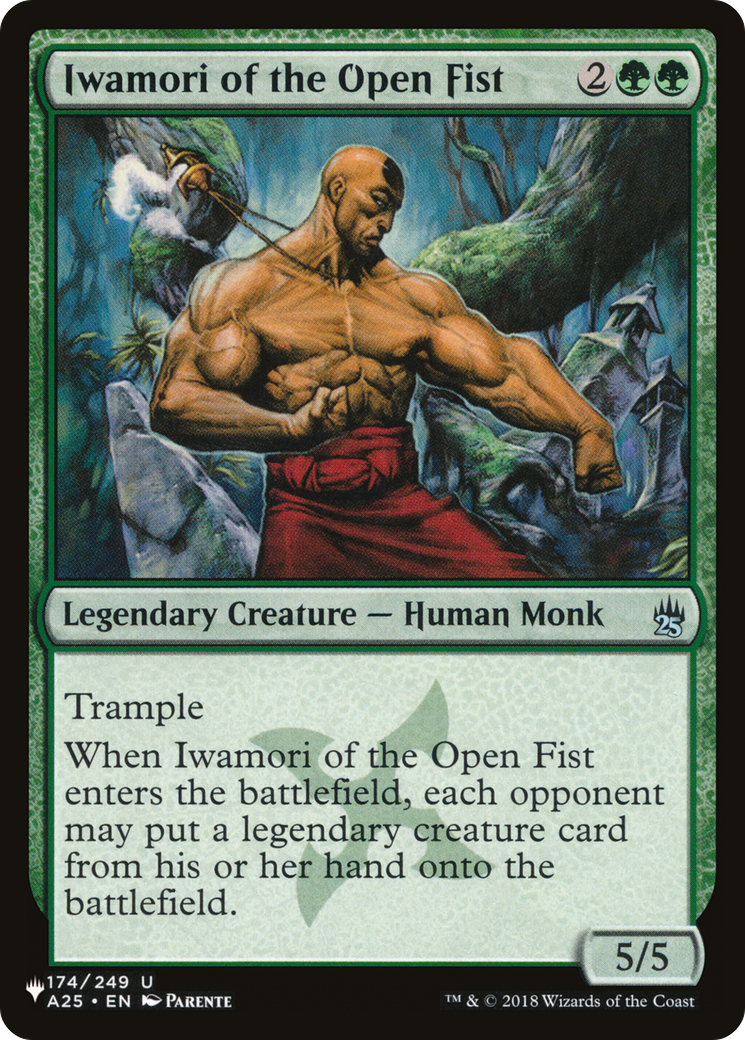 Image of Iwamori of the Open Fist (LIST-A25-174) - The List