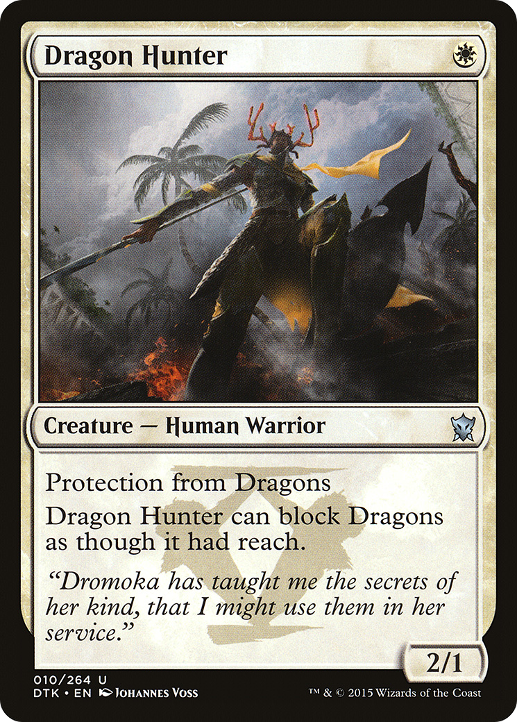 Image of Dragon Hunter (DTK-010) - Dragons of Tarkir Foil