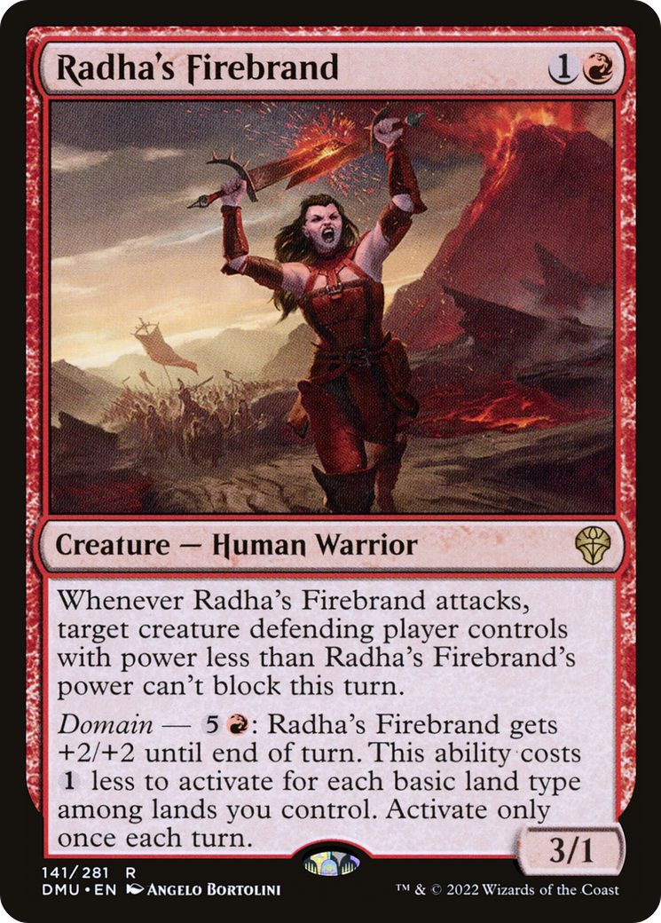 Image of Radha's Firebrand (DMU-141) - Dominaria United Foil