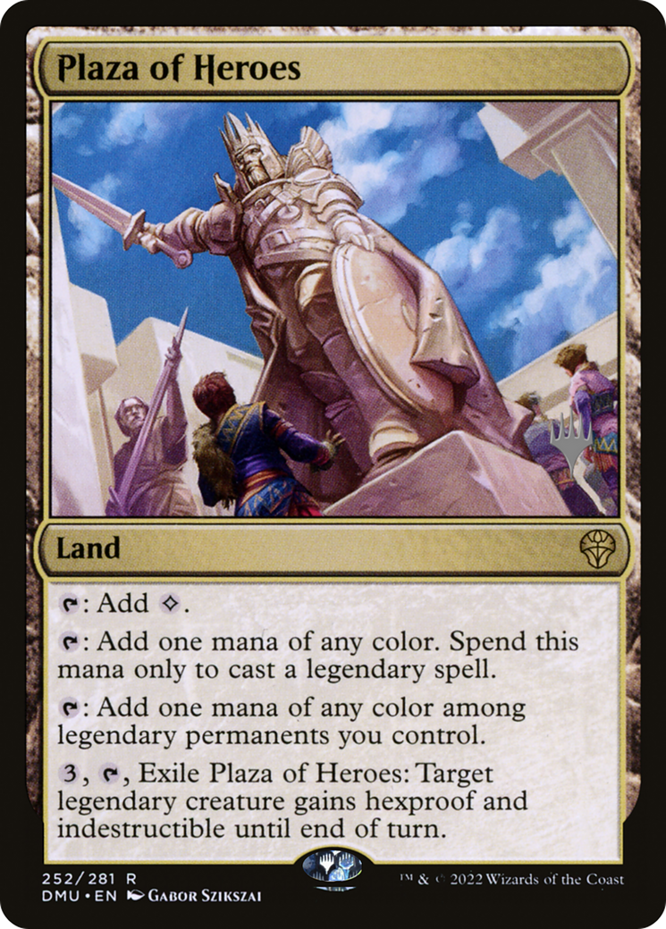 Image of Plaza of Heroes (PPDMU-252) - Dominaria United Promos Foil