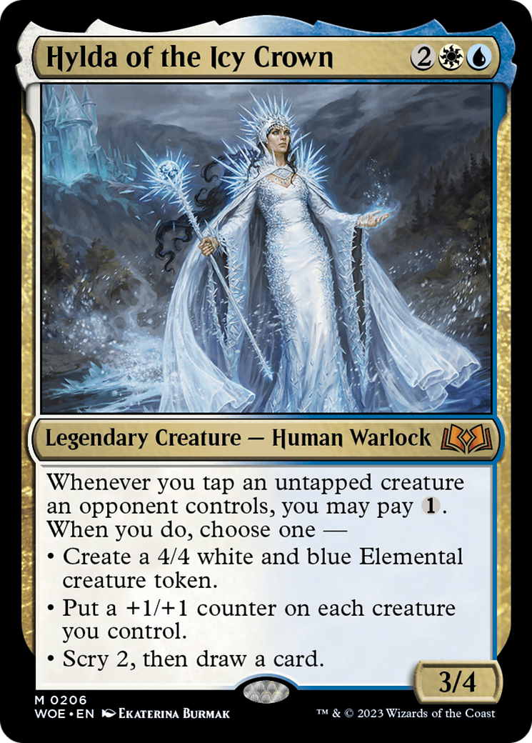 Image of Hylda of the Icy Crown (WOE-206) - Wilds of Eldraine